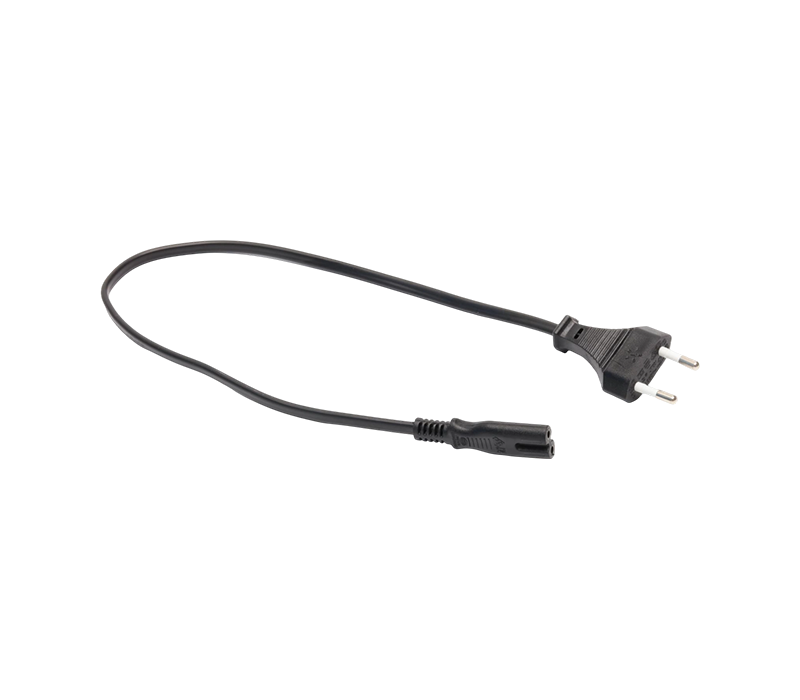 Spina bipolare standard europea JT007/FY001+ST2/FY-ST2 2,5 A 250 V con connettore IEC C7