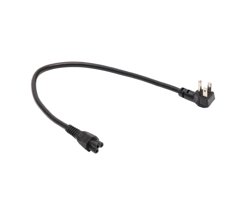 JT-3B+JT-ST2B/ST2B 15A 125V Connettore plug-in standard americano a 3 pin con angolo di 90 gradi per IEC C5