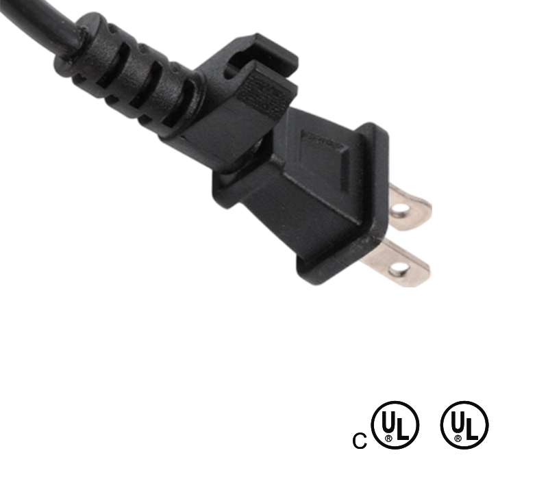 Spina standard americana a due pin JT-2K 15A 125V con morsetto per cavo