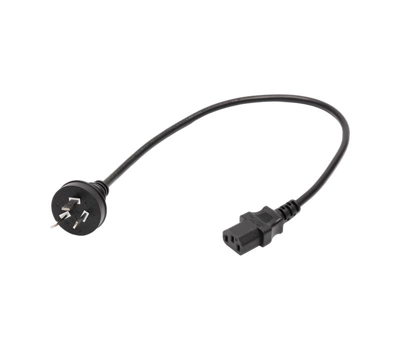 Spina australiana a tre pin A3-7/10+JT-ST3 10A 250V con connettore IEC C13