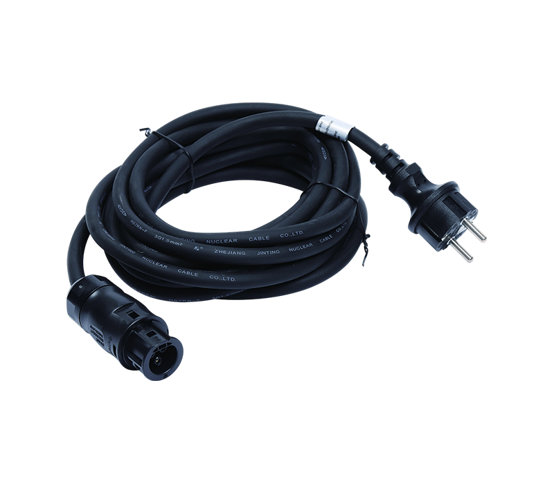 Cavo solare con spina standard europeo, connettore elettrico a 3 pin, 16 A CA 250 V