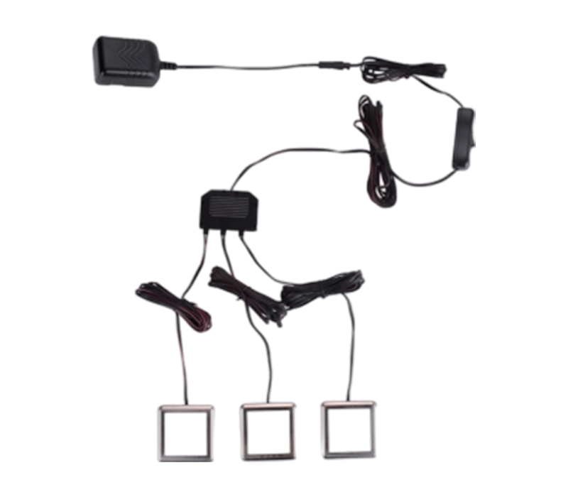 CLS-03 Luci per rivestimento dell'armadio Design a montaggio superficiale Include un cavo di alimentazione da 2 metri