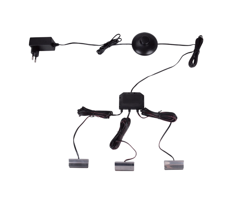 CLS-12 Luci di rifinitura per armadio da 12 V CC con interruttore a pedale